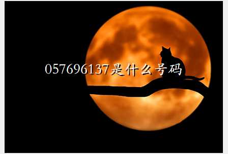 057696137是什么号码